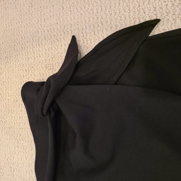 LOFT tie wrap skirt black size XS - Picture 2 of 4